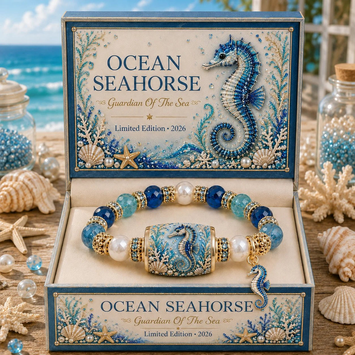 🌊 Ocean Guardian Bracelet Collection | 7 Marine Creature Designs. Gemstone-Style Beads & Matching Sea Charms 🐚✨