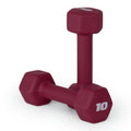 CAP Neoprene Dumbbell Pairs & Sets, Color Series, Non-Slip Grip, Hex Design
