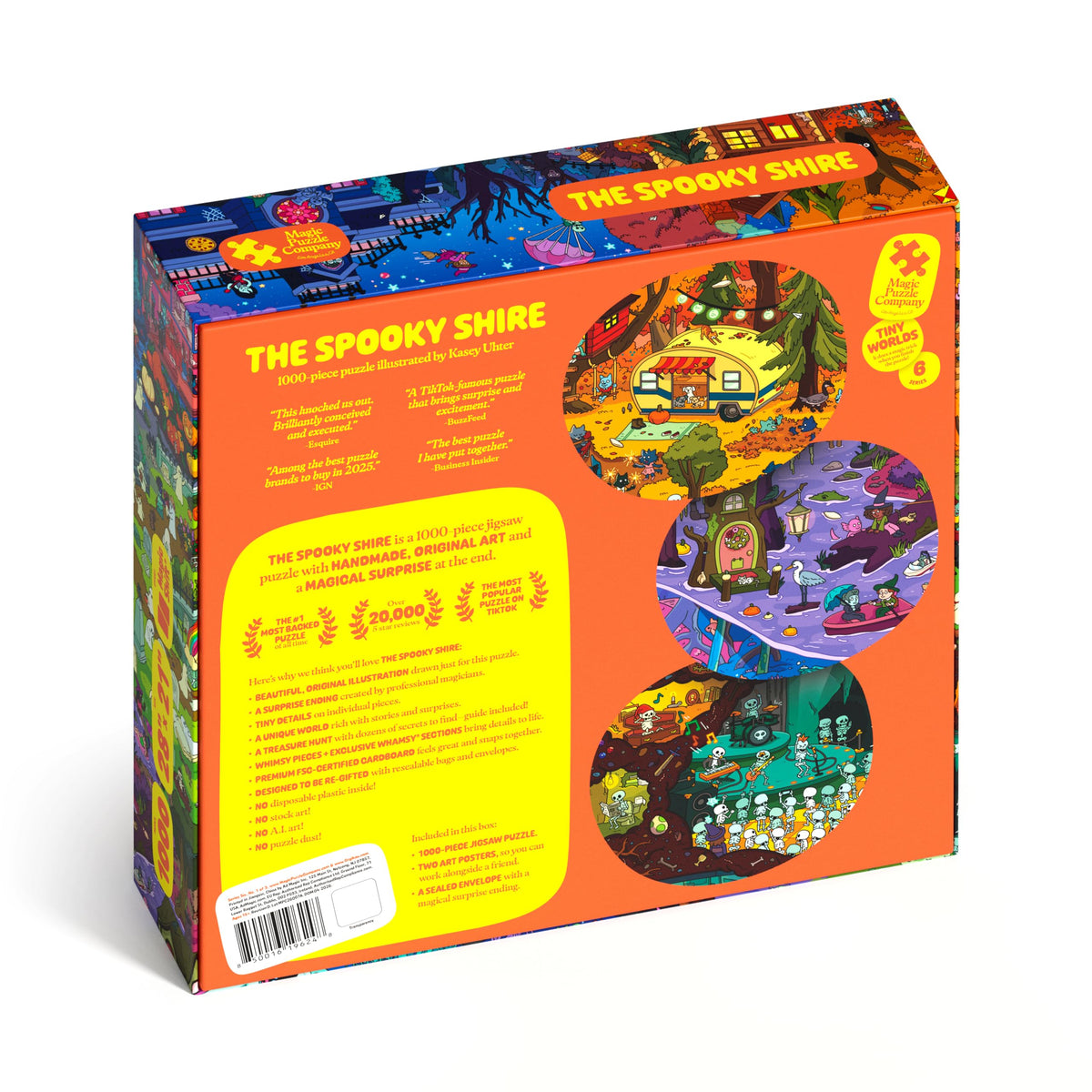 The Spooky Shire • 1000-Piece Puzzle by The Magic Puzzle Company • Series 6 | Original handmade art full of tiny details. Mind-blowing magical ending. Dozens of hidden secrets. No AI. No puzzle dust.