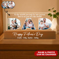 Personalized DAD Photo LED Night Light - Custom Father’s Day Gift