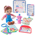 Ms. Rachel Farm Friends Baby Registry Gift Set, Plush, Puppet, Animal Cards | Soft Plush Animal Friends, Finger Puppet, Encourages Creative Roleplay, Baby & Toddler Toys For Girls And Boys Ages 0+