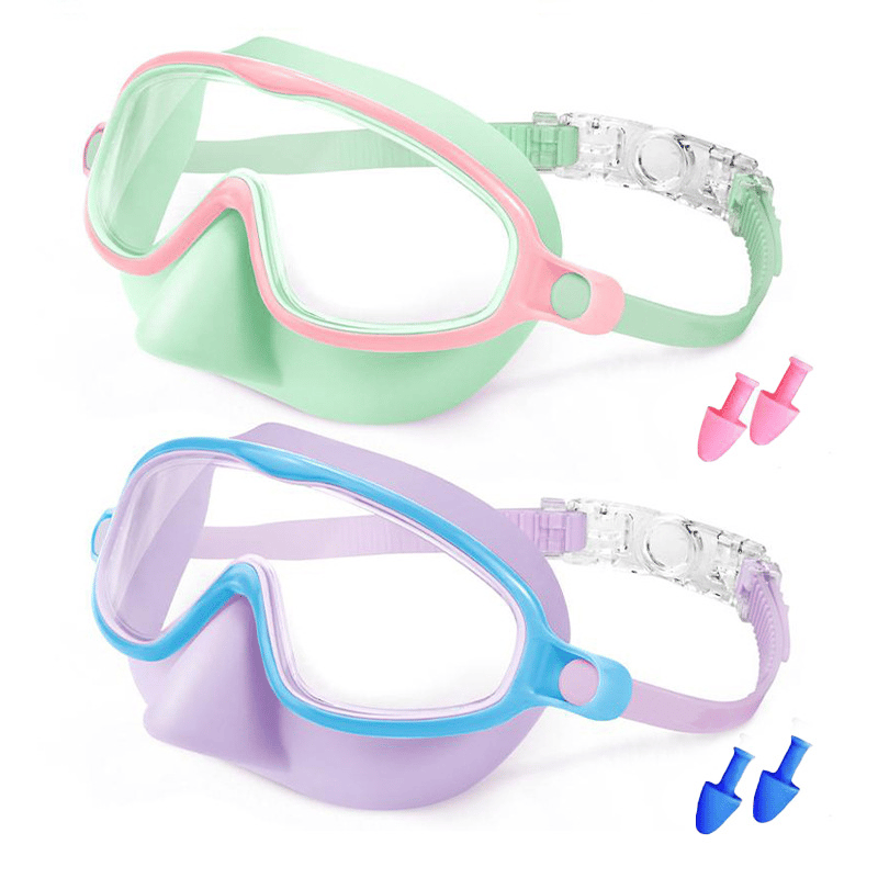 ⭐Swim Goggles with Nose Cover