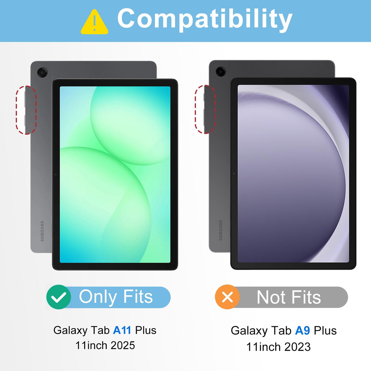 CoBak Case for Samsung Galaxy Tab A11+ Plus 11" 2025,Black | Multi-Viewing Angles, All New PU Leather Folio Stand Cover with Auto Sleep Wake Feature for Samsung Galaxy Tab A11+ Tablet