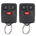 Vurkcy Keyless Entry Remote Key Fob Compatible with Ford F150 F250 F350 Escape Expedition Explorer Ranger, Lincoln, Mercury, Mazda and More, Replacement for CWTWB1U331 CWTWB1U345, 3 Button (Pack of 2)