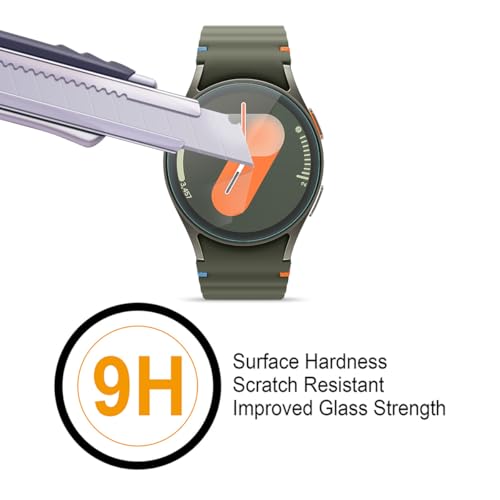 Supershieldz (3 Pack) Designed for Samsung Galaxy Watch 7, 6, 5, 4 (40mm) / Watch FE (40mm) Tempered Glass Screen Protector, Anti Scratch, Bubble Free