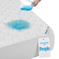 BEDLORE Waterproof Mattress Protector, Queen Size Mattress Pad Noiseless | Deep Pockets Fit 6"-18" Mattresses, Soft Breathable Dirt-proof Bed Mattress Cover Washable for Home, Bedroom, Hotel (White)