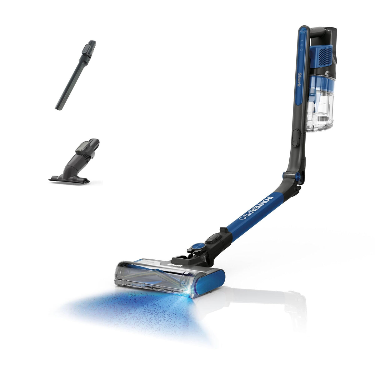 Shark PowerPro Cordless Stick Vacuum, Multi-Surface Cleaning, IZ381UK | Reveal Technology, Anti Hair Wrap, FloorDetect Technology, Multi-Surface Cleaning, 50 Min Runtime