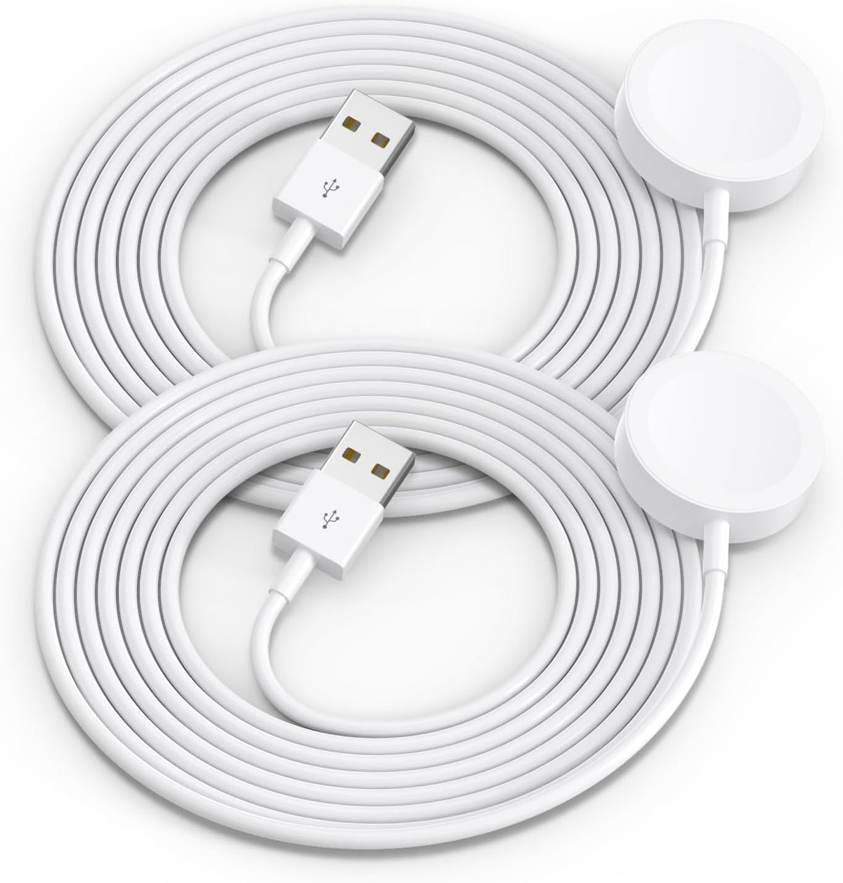 Amasuki 2Pack Upgraded for Apple Watch Charger USB Magnetic Wireless Fast iWatch Charger Portable Compatible with iWatch Ultra/Series 11/10/9/8/7/6/SE/SE2/5/4/3/2/1-[3.3FT]