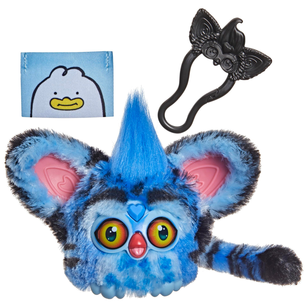 KPop Demon Hunters Furby Furblets Derpy Tiger, Collectible 3" Mini Plush Electronic Toy