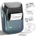NIIMBOT B1 Label Maker, 2Inch Bluetooth Label Printer for Home, Blue | Label Maker Machine Support Smartphones & PC for Small Business, School, Office, Came with 1 Roll White Label(2x1.2'')
