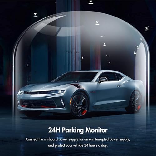 REDTIGER F7N Dash Cam Hardwire Kit USB C Port, Dashboard Camera Car Charger Cable Kit 12V- 24V to 5V w/Fuse Kit, Low Voltage Protection for Dash Cam Double-4 Fuses