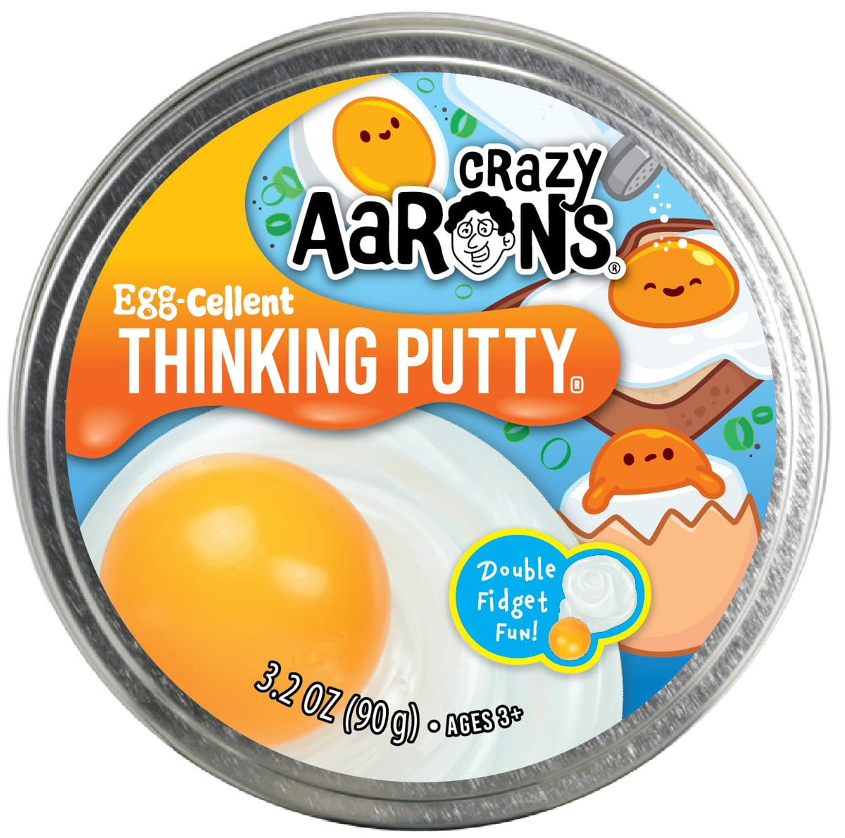 Crazy Aaron's Egg-Cellent Thinking Putty - Made in USA