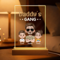 "Daddy Gang" LED Night Light - Personalized with Kids’ Names for Dad/Grandpa