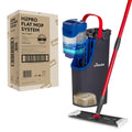Vileda H2PrO Microfibre Floor Mop Fresh and Dirty Water Separation | Zweitanksystem | 132 cm Stiel | Mikrofaserbezug | Wassersparend | Einhandbedienung | Ergonomischer Griff | Comfort Pack