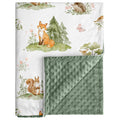 CIVARUA KIDS Fleece Baby Blankets for Girls & Boys, Infant Toddler Blanket | Soft Newborn Baby Minky Receiving Blanket, Dotted Backing for Nursery Crib Stroller, Double Layer, 30''x40'', Jungle Animals