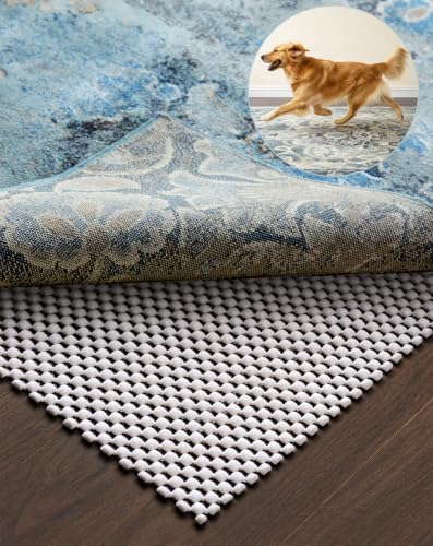 Veken Non Slip Rug Pad Gripper for Hardwood Floors, Strong Anti Slip and Skid Mat, Keep Rugs Safe and in Place for Tile, Carpet Liner Grippers Under Area Rugs, 2x3 Ft Pads