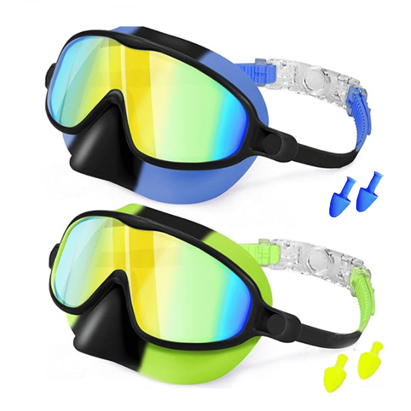 ⭐Swim Goggles with Nose Cover