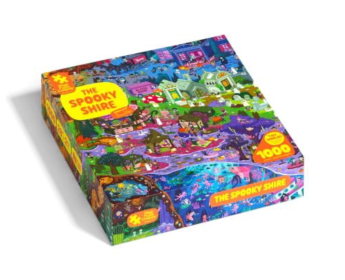 The Spooky Shire • 1000-Piece Puzzle by The Magic Puzzle Company • Series 6 | Original handmade art full of tiny details. Mind-blowing magical ending. Dozens of hidden secrets. No AI. No puzzle dust.