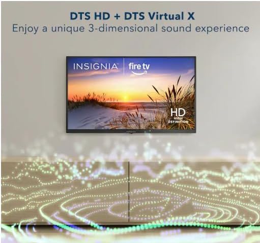 INSIGNIA 32" Class F20 Series LED HD Smart Fire TV, Voice Remote with Alexa, Free & Live TV