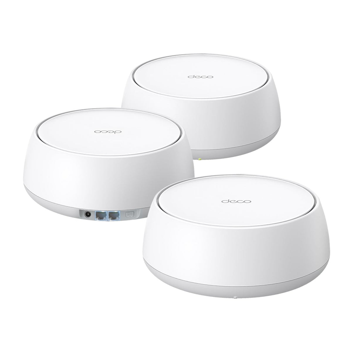 Deco 7 Dual-Band BE5000 WiFi 7 Mesh Wi-Fi System 4-Stream 5 Gbps, 240 Mhz | Up to 6,600 Sq.Ft | 2X 2.5G Ports Wired Backhaul | VPN,MLO, AI-Roaming, HomeShield, Deco BE25 3-Pack