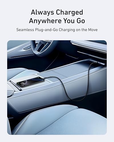 Anker Nano USB A to USB C Cable, CarPlay USB to USB C Cable (3 ft, Balck) | Upcycled-Braided Cord for CarPlay, iPhone 17 / 16 Series, Samsung Galaxy Note20, and More