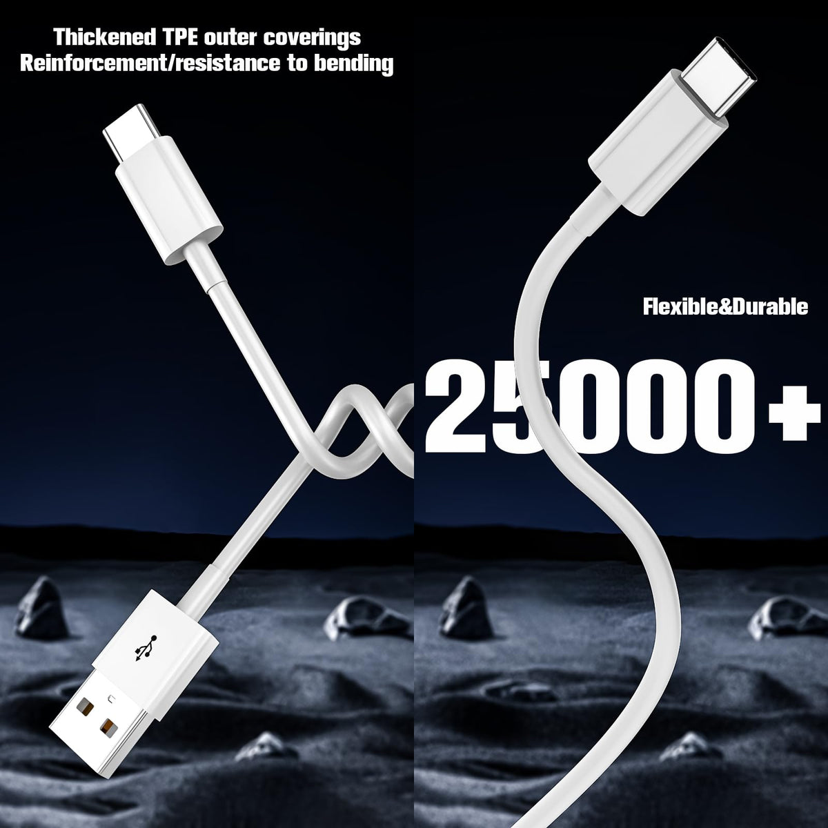Car CarPlay Cable for iPhone18 Pro Max 17/16/15, USB A to USB C for Carplay | Compatible with iPhone 18/17/16/15 Plus,Pro,Pro Max, iPad USB C Cable 10th, iPad Air Car Charger Cable Cord 3FT (White)