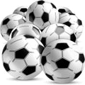 12-Pack Inflatable Soccer Balls 16-inch, Soccer Party Beach Balls Bulk | Beach Toys & Soccer Birthday Party Decorations & Party Favors for Kids, Goodie Bags Stuffers