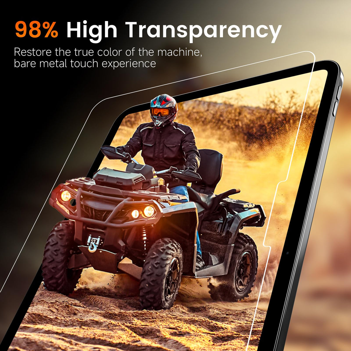 PandaShield 2 Pack for iPad 11th Gen A16/10th Gen 11/10.9" Screen Protector | 9H+ Tempered Glass,Easy-Install Tray,12FT Shatterproof,Apple Pencil Compatible,HD Clarity,Scratch Resistant,Bubble-Free