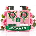 Herbal Essences Shampoo & Conditioner Set, Rose Hips - Smooth Collection, Paraben-Free, Color-Safe, Shiny Hair with Jojoba & Vitamin E, 29.2 Fl Oz Each, 2-Pack