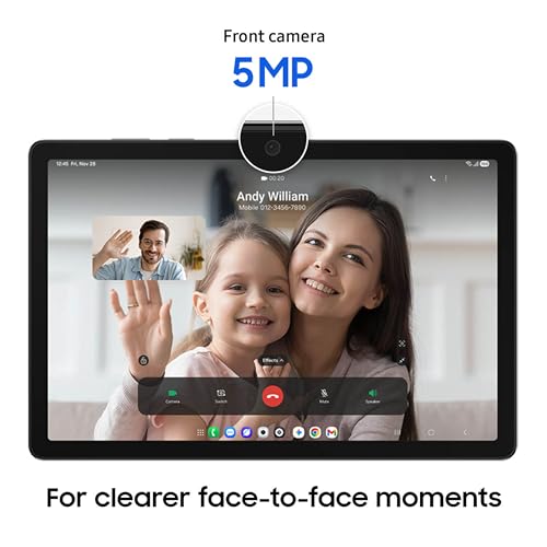 Samsung Galaxy Tab A11+ 6GB RAM, 128GB Storage, Expandable Storage, Gray | Optimized Performance, Long Lasting Battery, Large Display, Dolby Atmos Speakers, AI Assist, Slim, Light, 2 Year Warranty