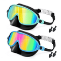 ❤Kids Swimming Nose Cover Goggles