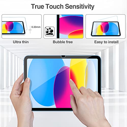 ProCase 2 Pcs Screen Protector for iPad A16 2025 11th 11" /10th 2022 10.9 | Tempered Glass Film Guard -Clear