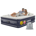 VOSSER Air Mattress Queen with Built-in Pump, Blow up Bed,18" Raised | 10-Year Support,Upgraded 3-Min I-Beam Inflatable Mattress,40% Thicker PVC, Better Air Retention, 800 lb, Home,Floor&Guests