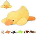 Niuniu Daddy Weighted Stuffed Animals, 20 in 3.3 lbs, Duck Plush Pillow | Heavy sensory lap pad, lying body pillow for sleeping, machine wash, huggable gift for kids and adults
