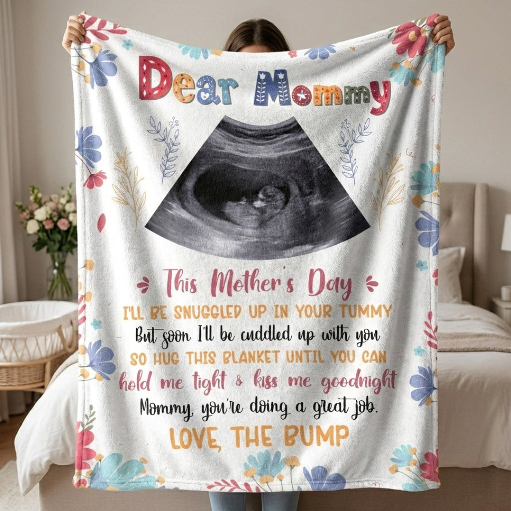 Mommy You're Doing A Great Job - Personalized New Mom Blanket