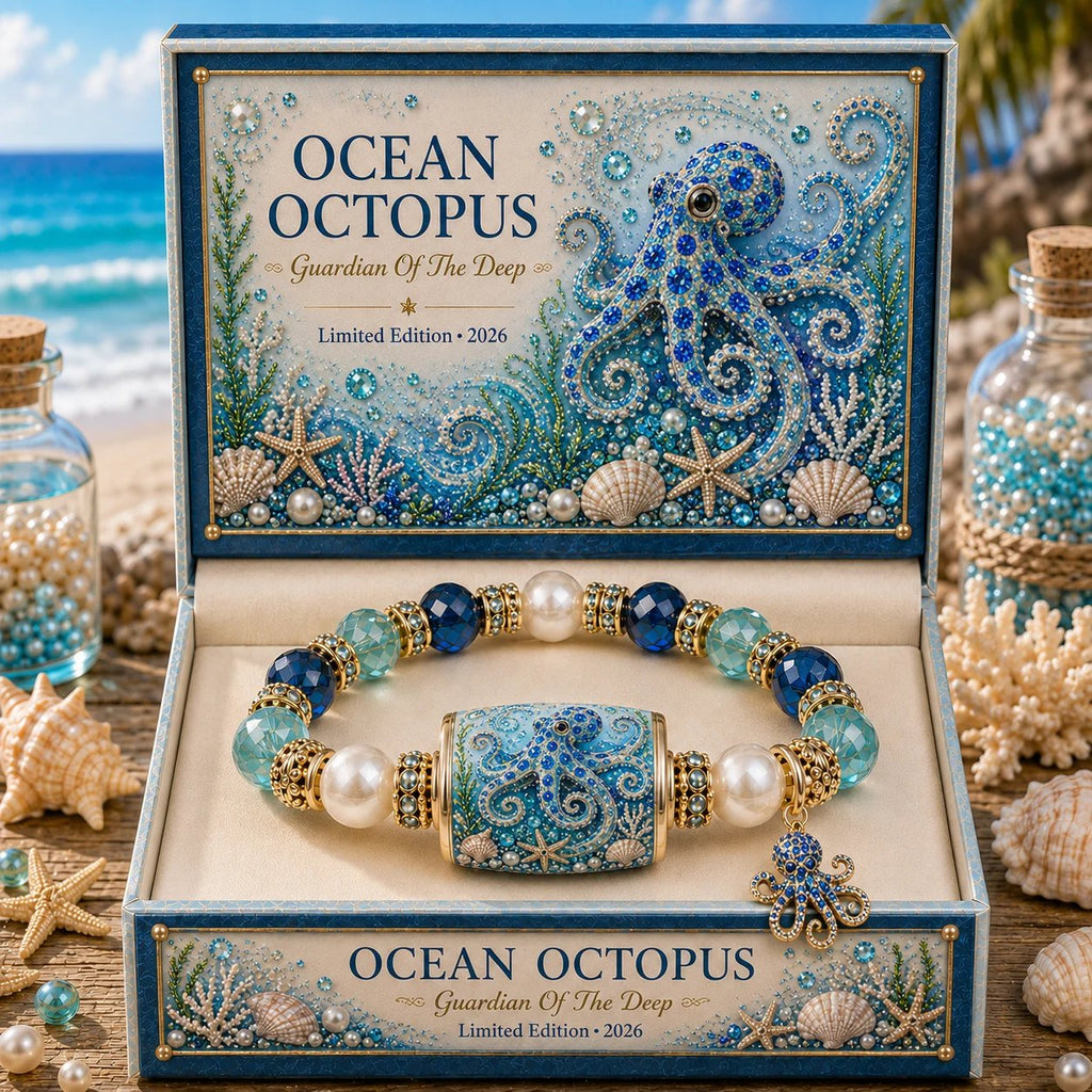 🌊 Ocean Guardian Bracelet Collection | 7 Marine Creature Designs. Gemstone-Style Beads & Matching Sea Charms 🐚✨