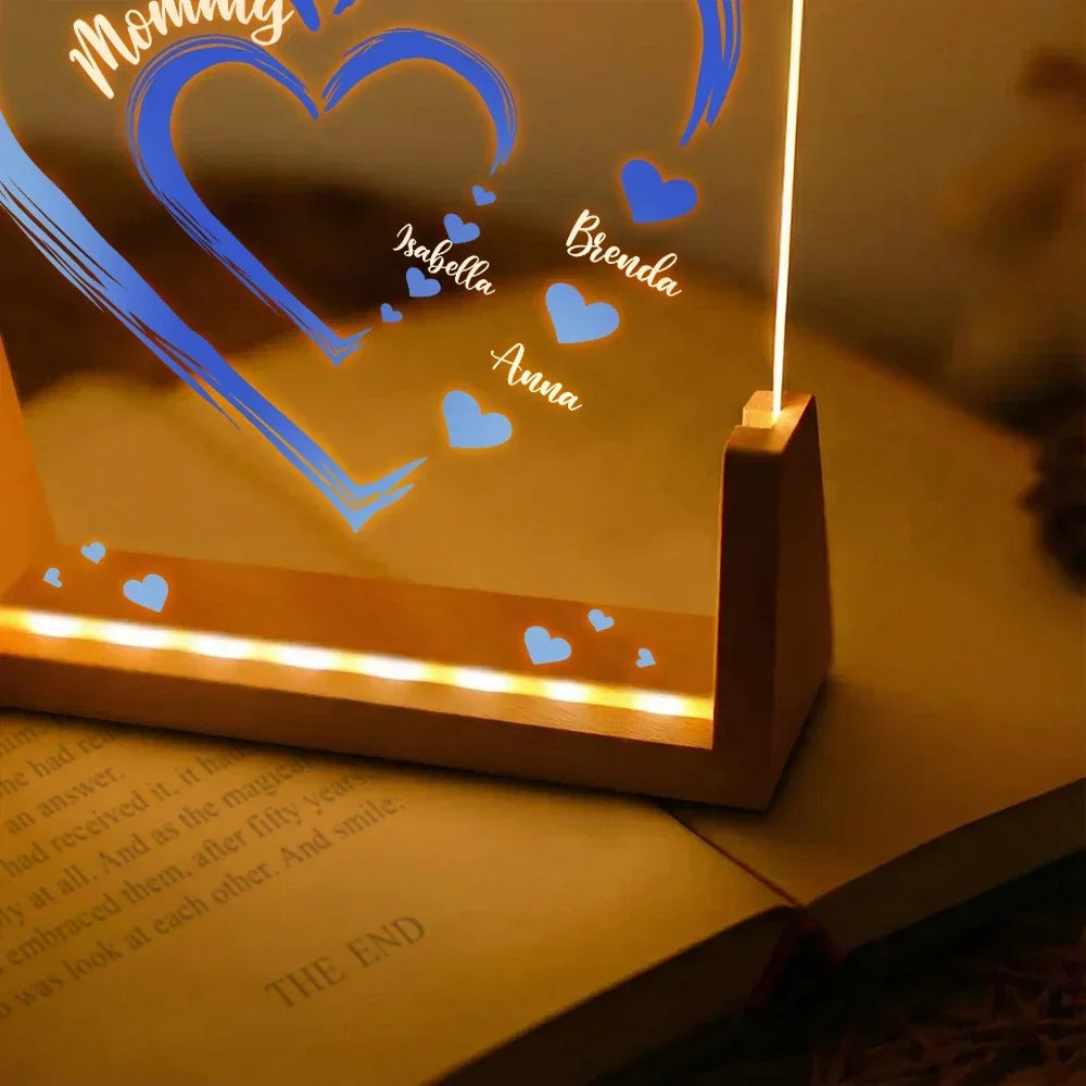 Mom Mum Grandma - Personalized 3D Led Light