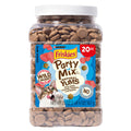 Friskies Purina Party Mix Natural YUMS Tuna Cat Treats, 20 oz Canister | Wholesome seafood-flavored treats with added vitamins and minerals, no artificial colors or preservatives