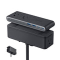Anker Nano Power Strip, Desk Clamp, 70W Max, 1500J Surge Protector, 2 USB C | 6AC 5ft Extension Cord, Outlet Extender Desk Organizer Gaming Accessories Home Office Essentials, Fit 0.6~1.8'' Tabletop Edge