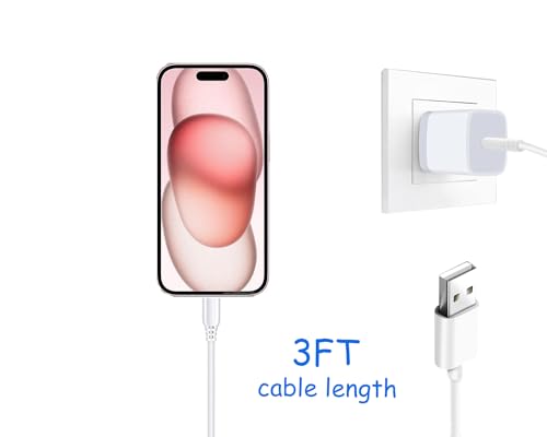 Car Carplay Cable for iPhone 18 17 15 16 Duo/Air/ Pro Max, USB A to USB C for Carplay for iPhone USB Cord, Car Charger for IPhone 17 Air Charging Cable, iPad Pro, iPad Air 5,Mini 6th Car Charger Cord