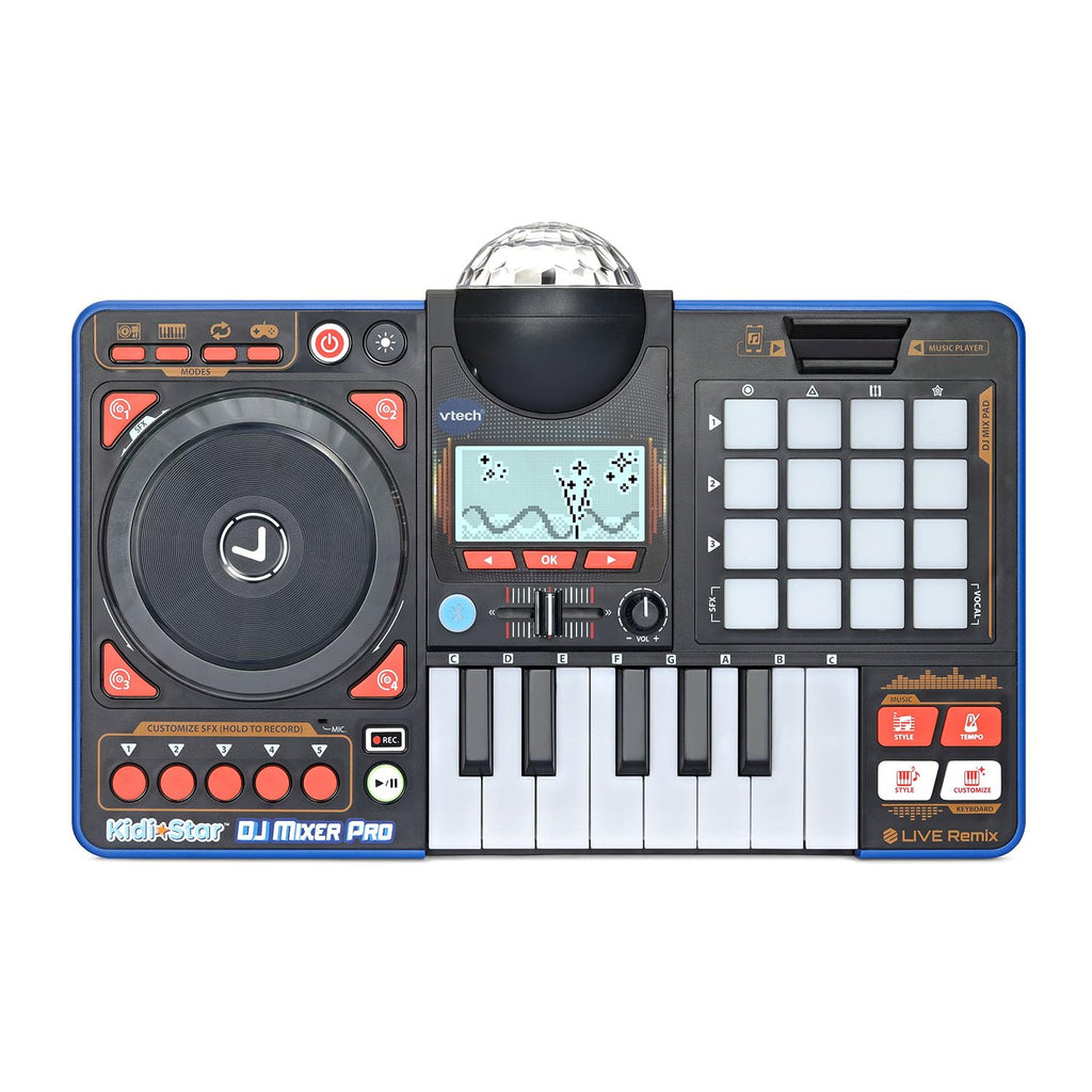 VTech Kidi Star DJ Mixer Pro, Black