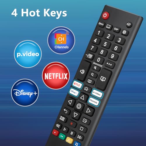 Universal for LG Smart TV Remote Control Replacement (Pack of 2)