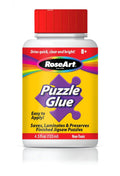 RoseArt Jigsaw Puzzle Glue with Applicator - Saves, Laminates and Preserves Finished Jigsaw Puzzles - Easy to Apply, Dries Quick, Clear & Bright