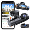 Vantrue N4 Pro S 4K 3 Channel Dash Cam, Triple STARVIS 2 HDR Car Camera | 4K+1080P+2.5K Front and Rear Inside Dashcam, IR Night Vision, 24/7 Buffered Parking Mode, GPS, Wi-Fi, Support 1TB (RC18)