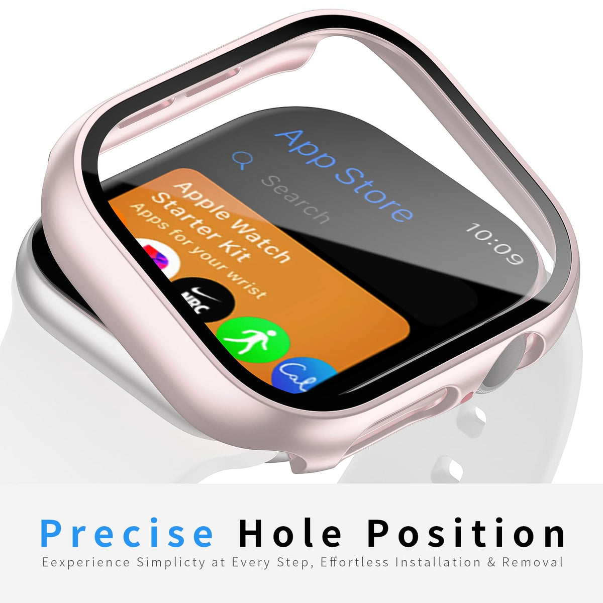 JERXUN 6 Pack Case with Screen Protector for Apple Watch Series 11/10 46mm | Face Cover with Tempered Glass for iWatch 11/10 46mm, Scratch Resistant, Sensitive Touch Protection Hard PC Bumper