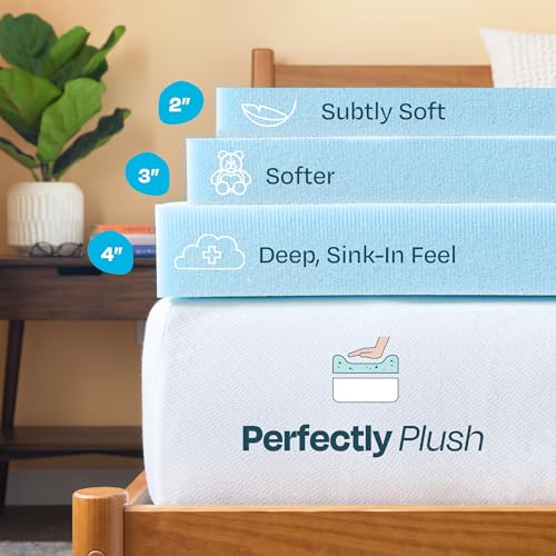 Linenspa 2 Inch Gel Memory Foam Mattress Topper, Plush, Cooling, Queen Size | CertiPUR-US certified, Cooling gel infusion, Plush pressure relief, Fits under standard fitted sheets, Expands in 24-48 hrs