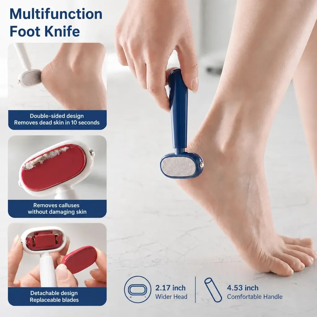 Dual-Sided Foot Callus Remover – Smooth. Soft Feet Without the Fuss