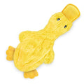 Best Pet Supplies Interactive Squeaky Dog Toy - Crinkle Duck, Yellow | Stuffing Free Body, Soft, Squeaks & Crinkles, No Mess, Perfect for Moderate Chewers, Toss and Fetch Play