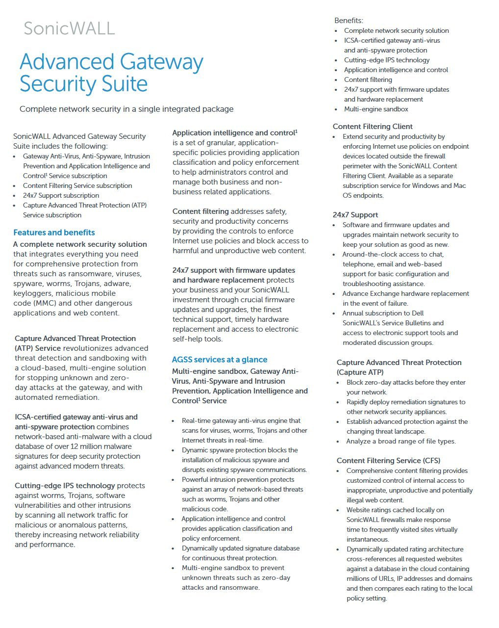 |01-SSC-0567| Comprehensive Gateway Security Suite for TZ400 Series (1 Year)