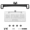 Pixelman Universal Car Rear View Camera License Plate Bracket | Upgraded Full Stainless Steel Backup Camera Mount, Dash Cam Mirror Accessory, Only Installation Holder